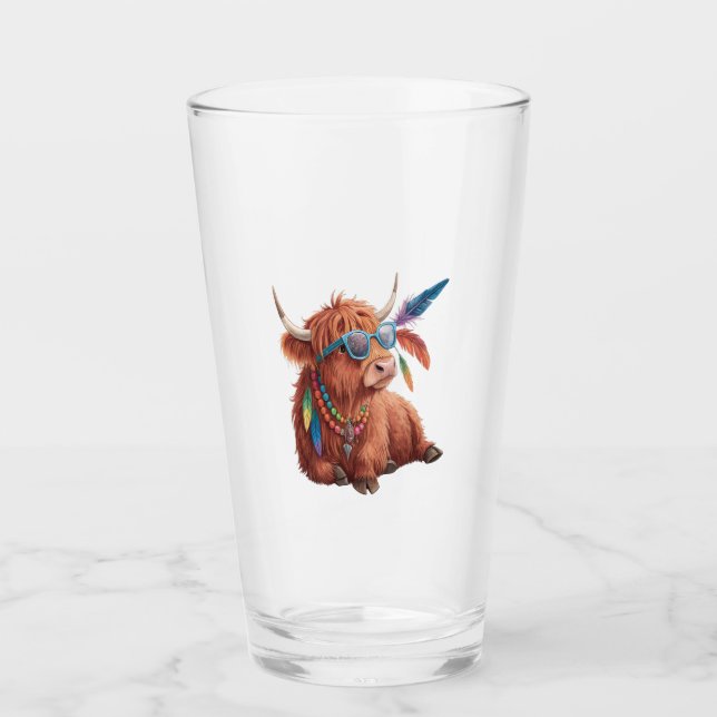 Highland Cow Png, Cool Cow Png, Sunglass Glaskopp (Framsida)