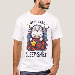 Highland Cow Png, Officiell Sova Png T Shirt