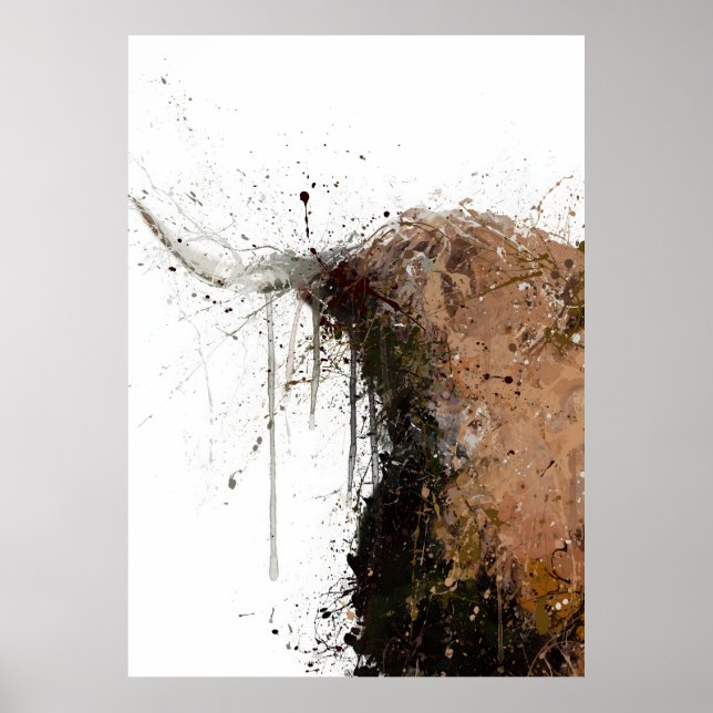 Highland Cow Poster (Framsidan)