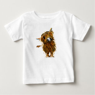 Highland Cow Print T-SHiRT ' CoooWeee'
