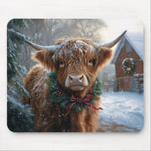 Highland Cow Rustic Barnyard jul Musmatta