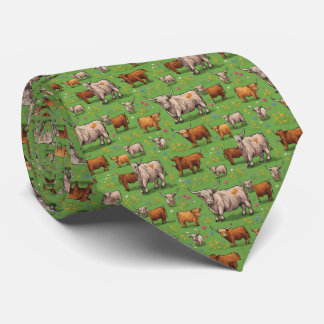 Highland Cow tie Slips