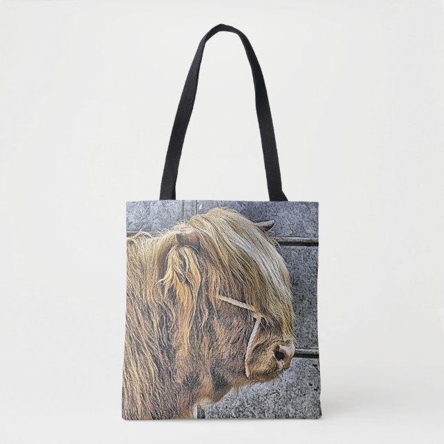 HIGHLAND COW TYGKASSE (Framsida)