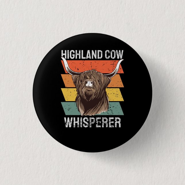 Highland Cow Whisperer Knapp (Framsida)