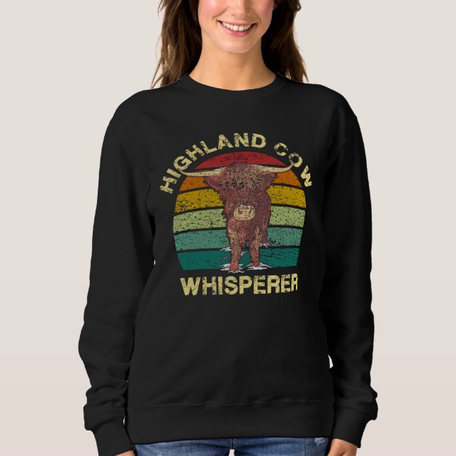 Highland Cow Whisperer T Shirt (Framsida)
