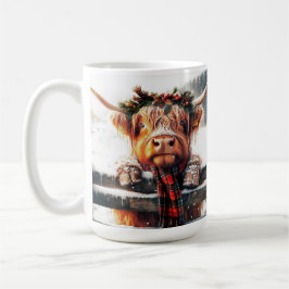 Highland Cow Winter Mugg