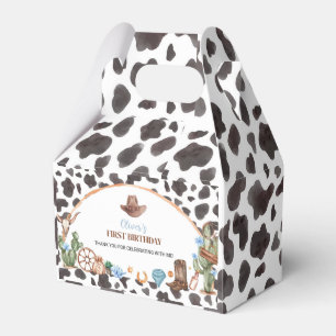 Highland Cowboy Birthday Favoritbox Presentaskar