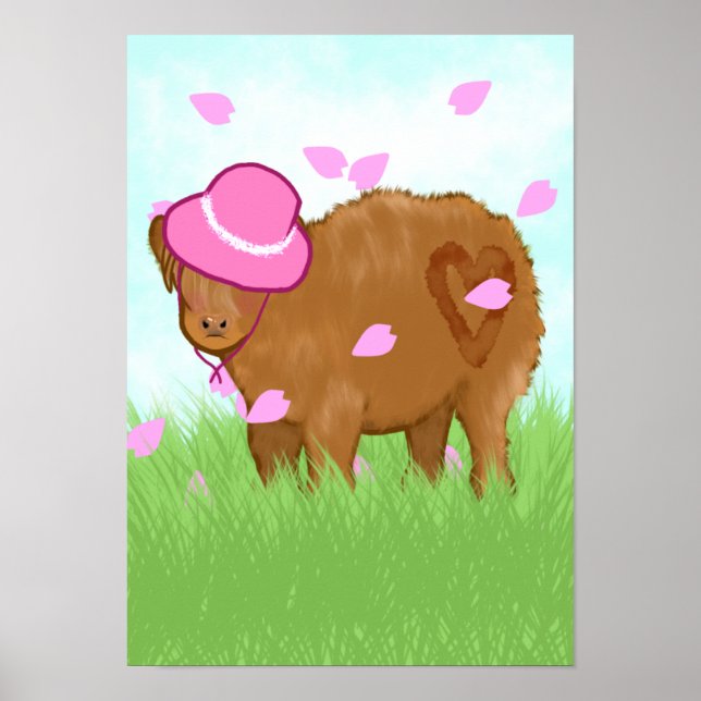 Highland Cowgirl Poster (Framsidan)