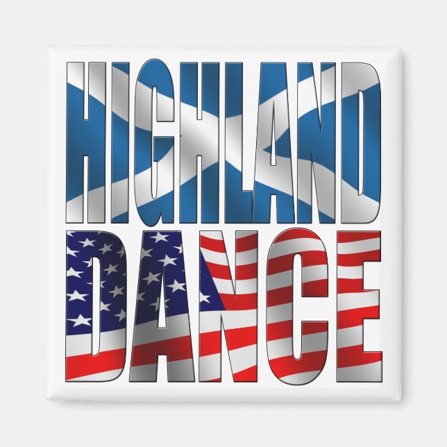 Highland Dance Magnet (Framsidan)