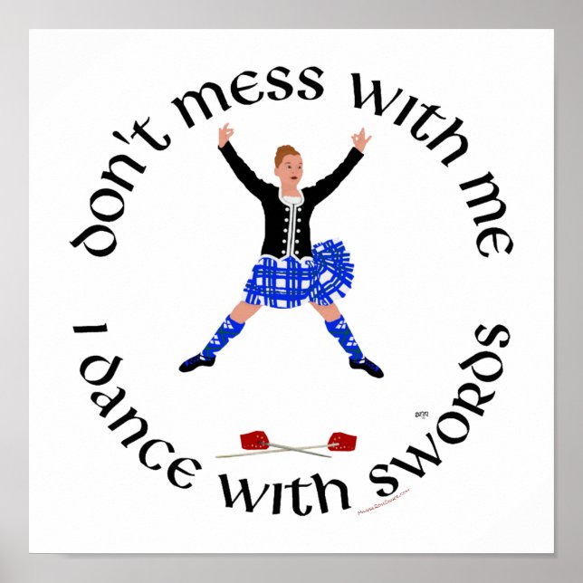 Highland Dancer är inte  med mig Poster (Framsidan)