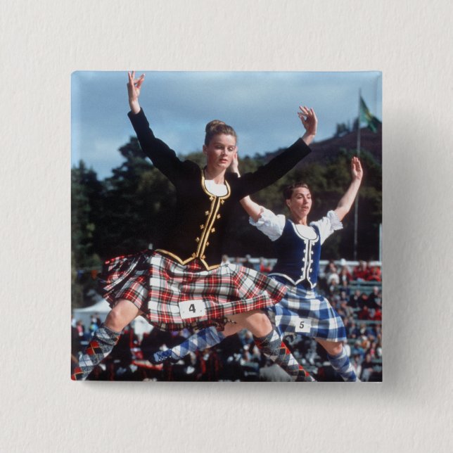 Highland Dancing Knapp (Framsida)