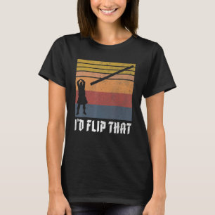 Highland Games Caber Toss Heavy Idrottsman Scottis T Shirt