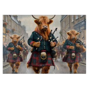 Highland Harmony: Bagpipe Highland Cow Band