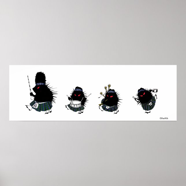 Highland Hedgehogs Poster (Framsidan)