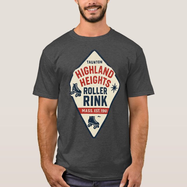 Highland Heights Rink - Taunton, MORSA Retro R T Shirt (Framsida)
