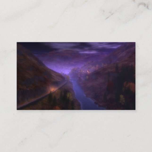 Highland Home Ljus Bokmärken Visitkort (Framsida)