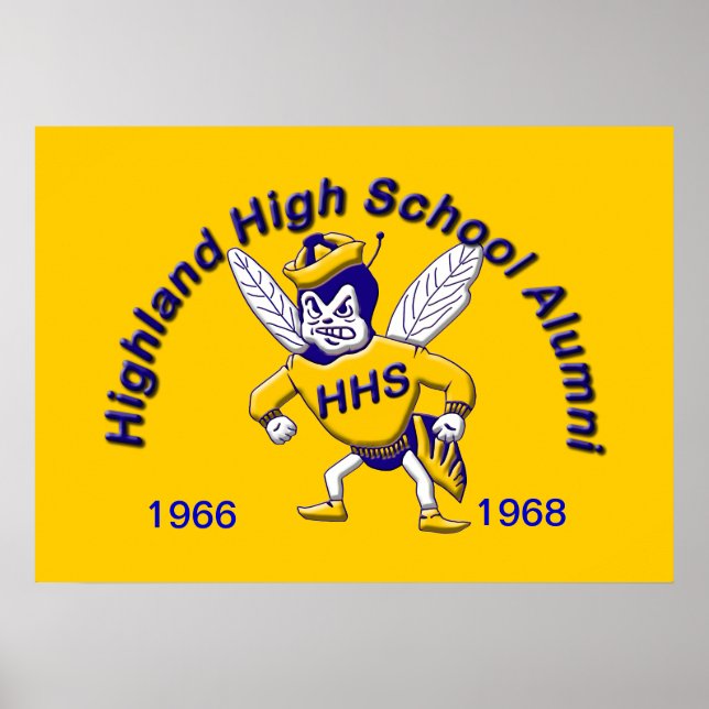Highland Hornet Alumni Poster (Framsidan)