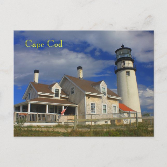 Highland Lighthouse Cape Truro MORSA Vykort (Framsida)