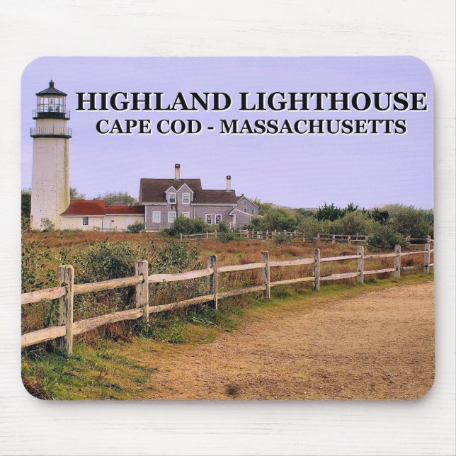 Highland Lighthouse, Massachusetts Mousepad Musmatta (Framsidan)