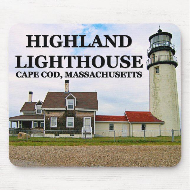 Highland Lighthouse, Massachusetts Mousepad Musmatta (Framsidan)