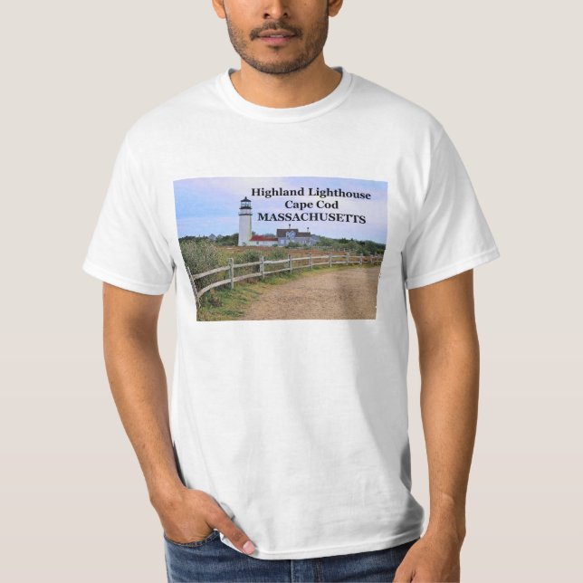 Highland Lighthouse, Massachusetts T-Shirt (Framsida)