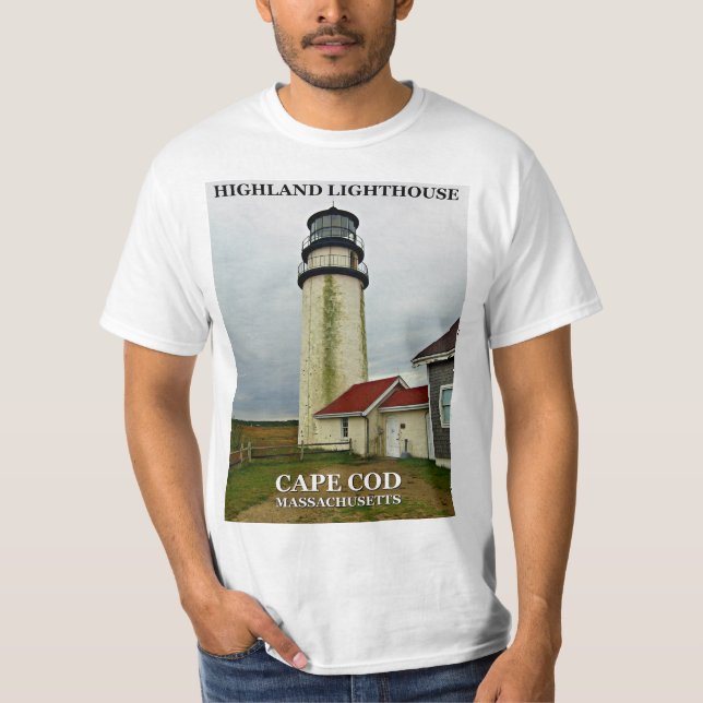 Highland Lighthouse, Massachusetts T-Shirt (Framsida)