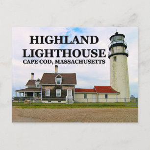 Highland Lighthouse, Massachusetts vykort