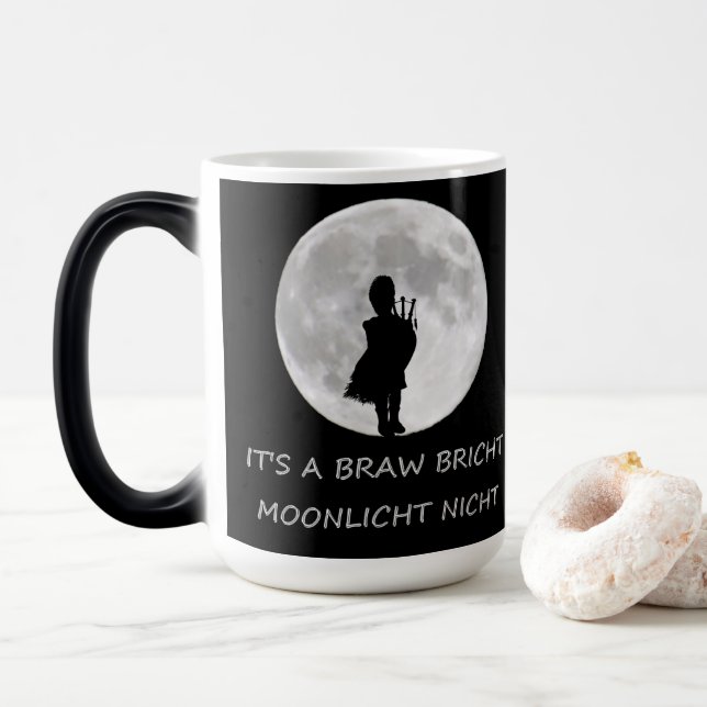 Highland Piper Personlig 15oz Morphing Mugg (Med munk)