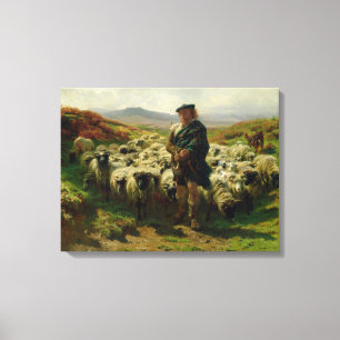 Highland Shepherd, 1859 Canvastryck