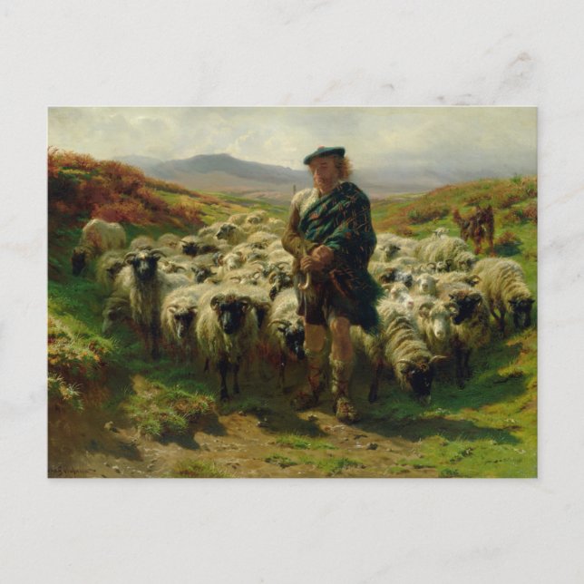 Highland Shepherd av Rosa Bonheur Postcard Vykort (Framsida)