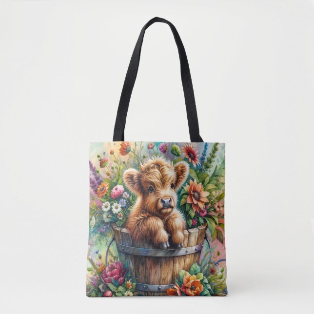 Highland Tote Tygkasse (Framsida)