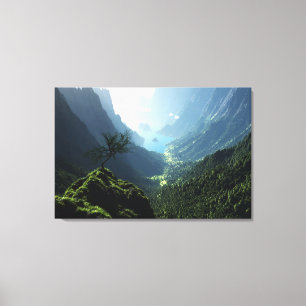 Highland Vår Wrapped Canvas