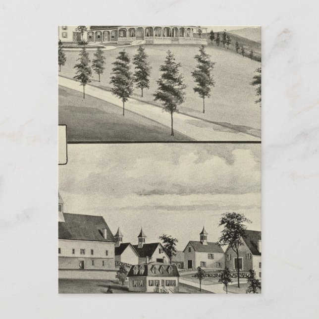 Highland View, Claremont, NH Vykort (Framsida)