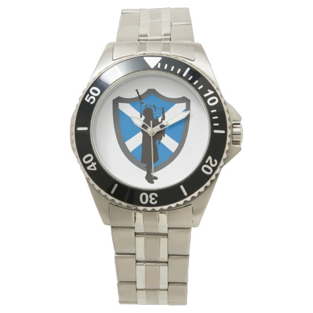 Highlander Bagpipe Player Watch Armbandsur (Framsida)