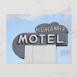 Highlander Motel Route 66 Vykort