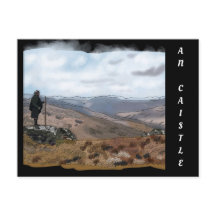 Highlander vid An Caistel, Skottland