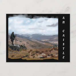 Highlander vid An Caistel, Skottland Vykort