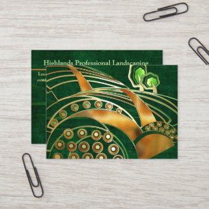 Highlands 2 Celtic LANDSCAPING TRÄD SERVICE Visitkort