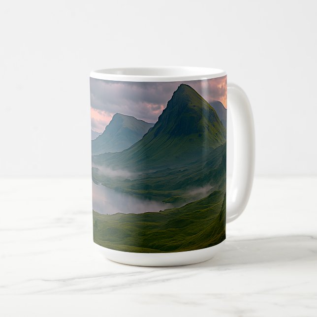 Highlands Mist & Lochs Kaffemugg (Framsida höger)
