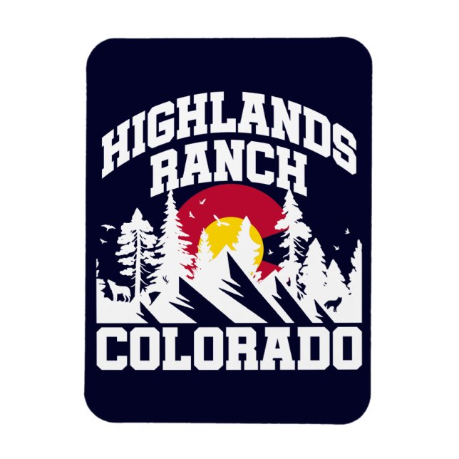 Highlands Ranch,Colorado Magnet (Vertikal)
