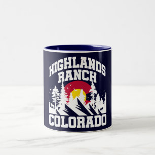 Highlands Ranch,Colorado Två-Tonad Mugg