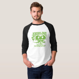 Highline Diving Tech Retro (Grön Logo) 3/4 T Shirt