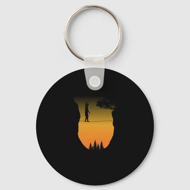 Highline im Gebirge Nyckelring (Framsida)