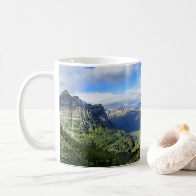 Highline Trail - Glacier National Park Kaffemugg (Med munk)