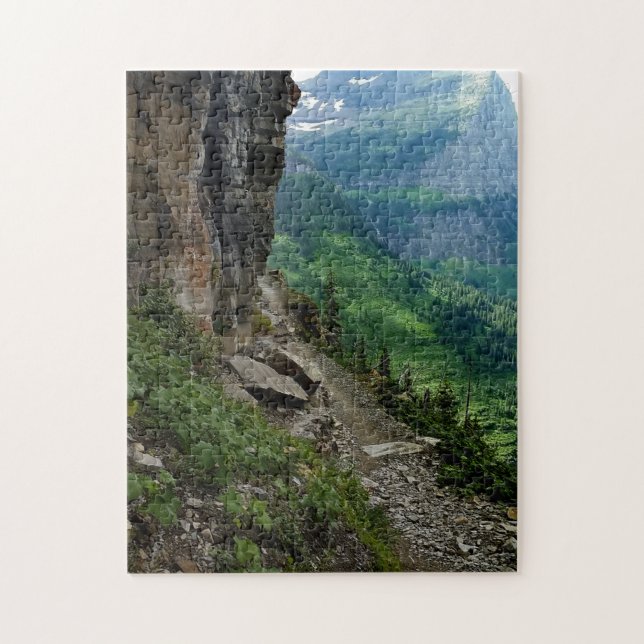 Highline Trail Glacier National Park Montana Pussel (Vertikal)