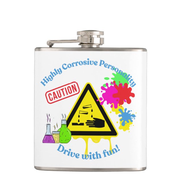 Highly Corrosive Personality Class 8 ADR Trucker Fickplunta (Framsidan)