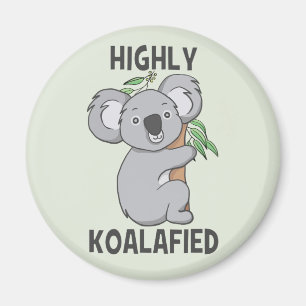 Highly Koalafied Koala Magnet