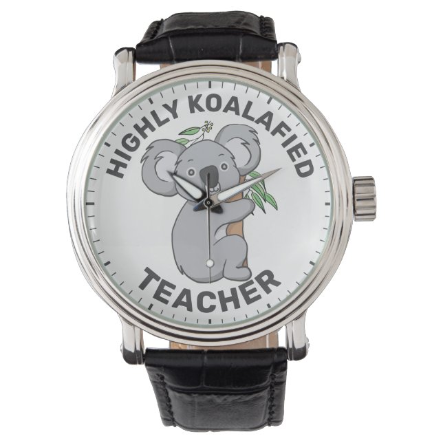 Highly Koalafied Koala Qualified Teacher Armbandsur (Framsida)