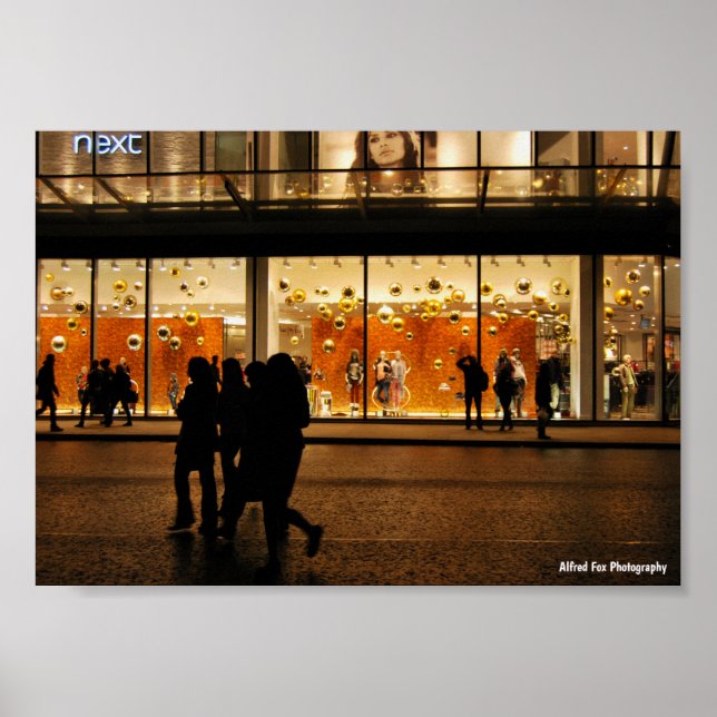 Highstreet Silhouetter Poster (Framsidan)