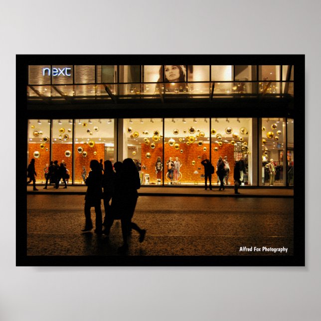 Highstreet Silhouetter Poster (Framsidan)